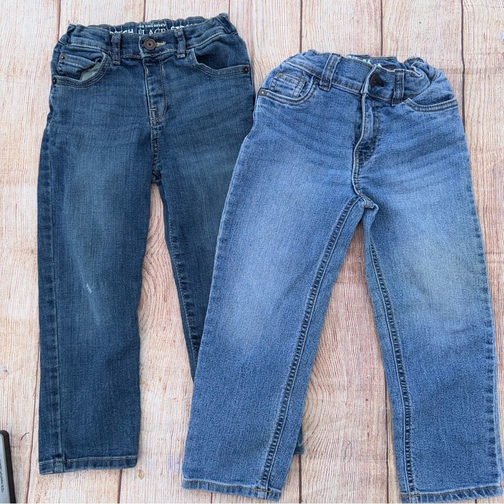 The Children's Place & OshKosh Kids Straight Leg Jeans Lot (2 Pairs) Size 4T